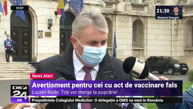 Medic trimis în judecată pentru falsificarea a 926 certificate de vaccinare  Foto: captură video