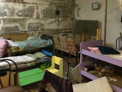 Ororile ocupației ruse: subsolul în care au trăit 130 de oameni, 25 de zile Foto: BBC