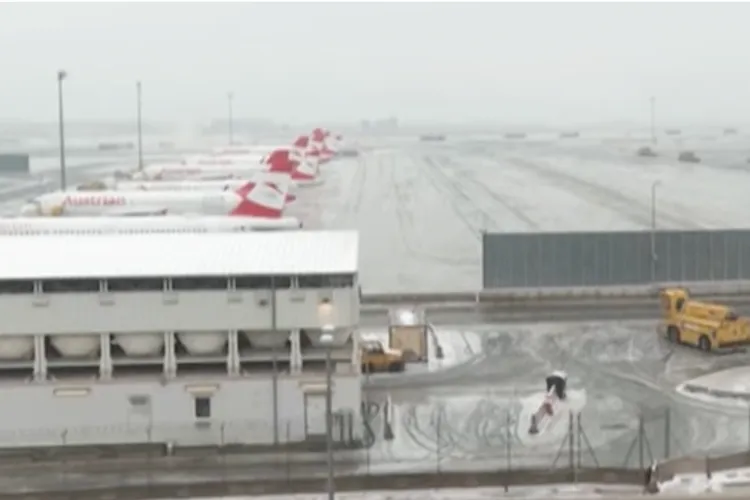 Poleiul paralizează traficul aerian în Europa (sursa: youtube/DRM News)