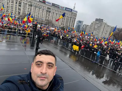 Protestul lui Simion nu respectă legea (sursa: Facebook/George Simion)