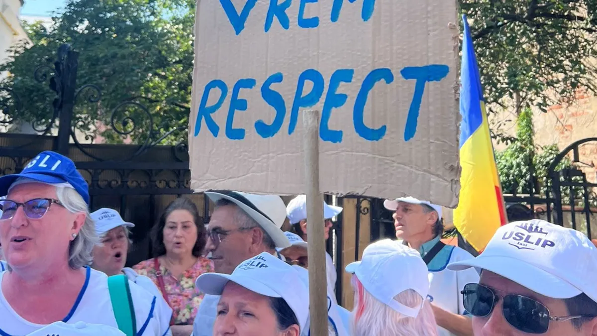 Scad veniturile profesorilor din sistemul preuniversitar (sursa: Facebook/USLIP IASI News)