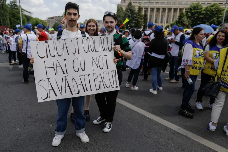 Unii profesori greviști, la banchetele elevilor (sursa: Inquam Photos/Octav Ganea)