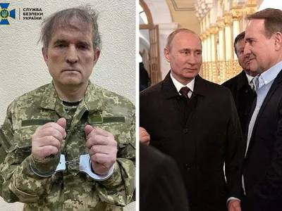 Medvedciuk ar putea petrece 15 ani în închisoare (sursa: Twitter/Nexta)