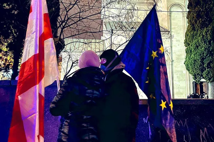 Consiliul Europei condamnă violențele poliției georgiene (sursa: X/Anna Gvarishvili)