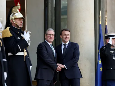 Macron, Starmer, Zelenski, vizită la Washington (sursa: Facebook/Keir Starmer)