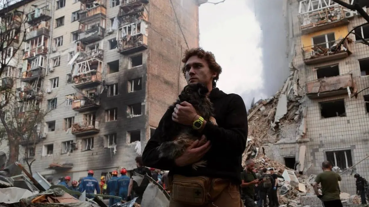 Atac aerian rusesc devastator asupra Kievului (sursa: Facebook/General Staff of the Armed Forces of Ukraine)