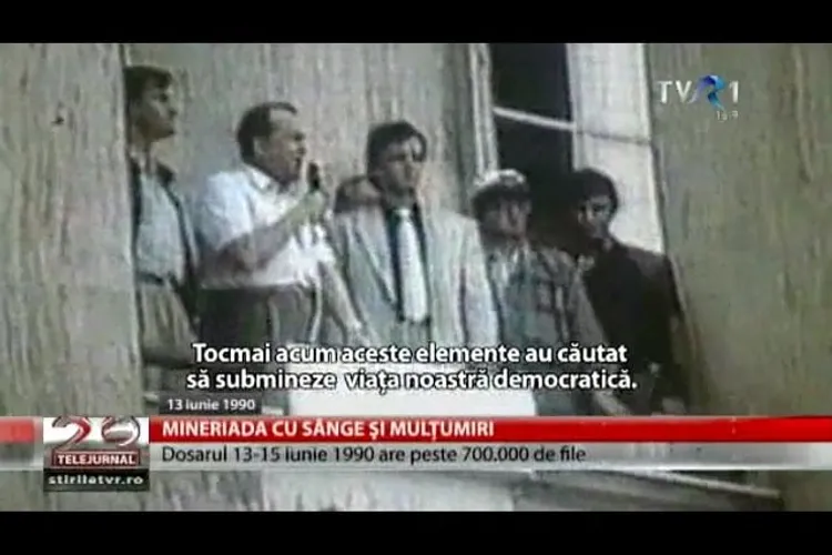 Dosarul Mineriadei, îngropat la parchet Foto: Captură YouTube