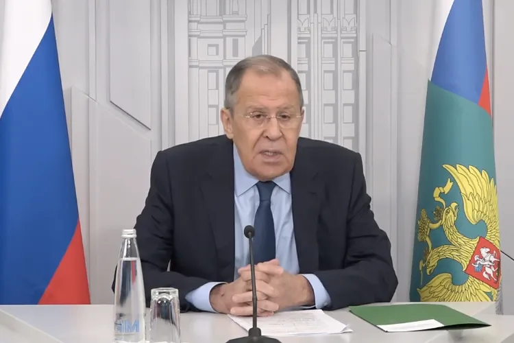 Putin, dezlănțuit prin vocea lui Lavrov (sursa: Facebook/Russian Foreign Ministry)