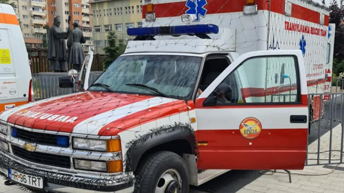 Ambulanțele din Harghita, puternic uzate (sursa: Facebook/Serviciul de Ambulanţă Judeţean Harghita)