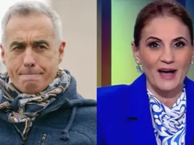Călin Georgescu, nici un cuvânt de susținere pentru candidatura fostei sale propagandiste Grupaj foto: România TV