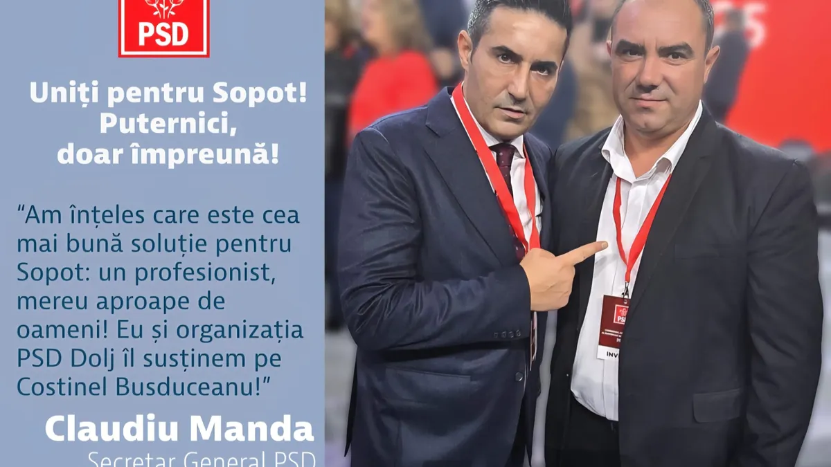 PSD a furat primarul PNL și candidează cu el, după ce, mai întâi, a anulat alegerile Foto: Facebook PSD Dolj