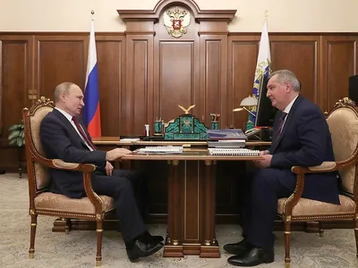 Rogozin, ex-Roscosmos, saltimbanc oficial la Kremlin (sursa: kremlin.ru)