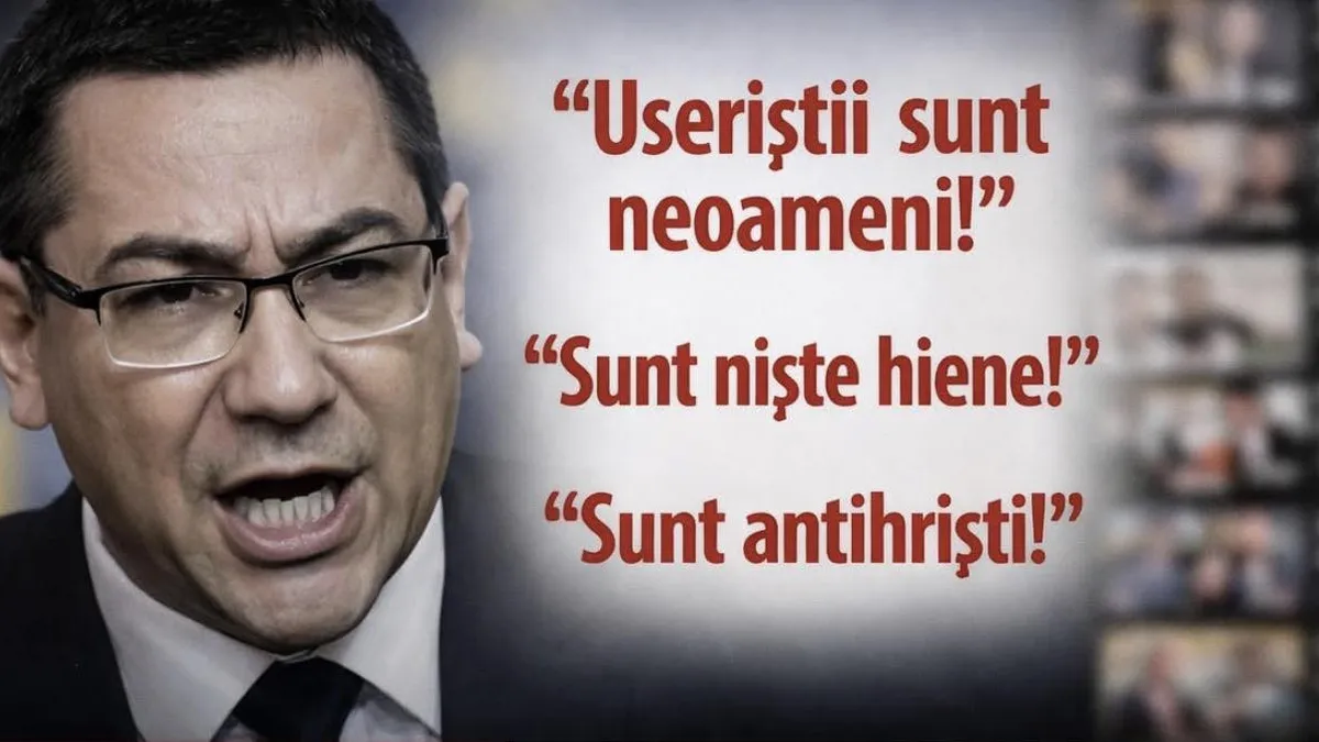 Ponta, delir mistic și amenințări împotriva USR: „Nu veți scăpa nepedepsiți” Foto: Facebook Victor Ponta