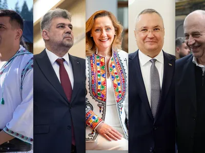 PolyMarket anticipează un câștigător clar al prezidențialelor (sursa: Facebook/George Simion, Marcel Ciolacu, Elena Lasconi, Nicolae Ionel Ciucă, Mircea Geoana)