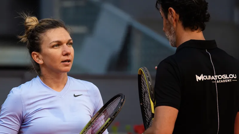 Halep, "hărțuire de neconceput", afirmă Mouratoglu (sursa: Twitter/Patrick Mouratoglu)