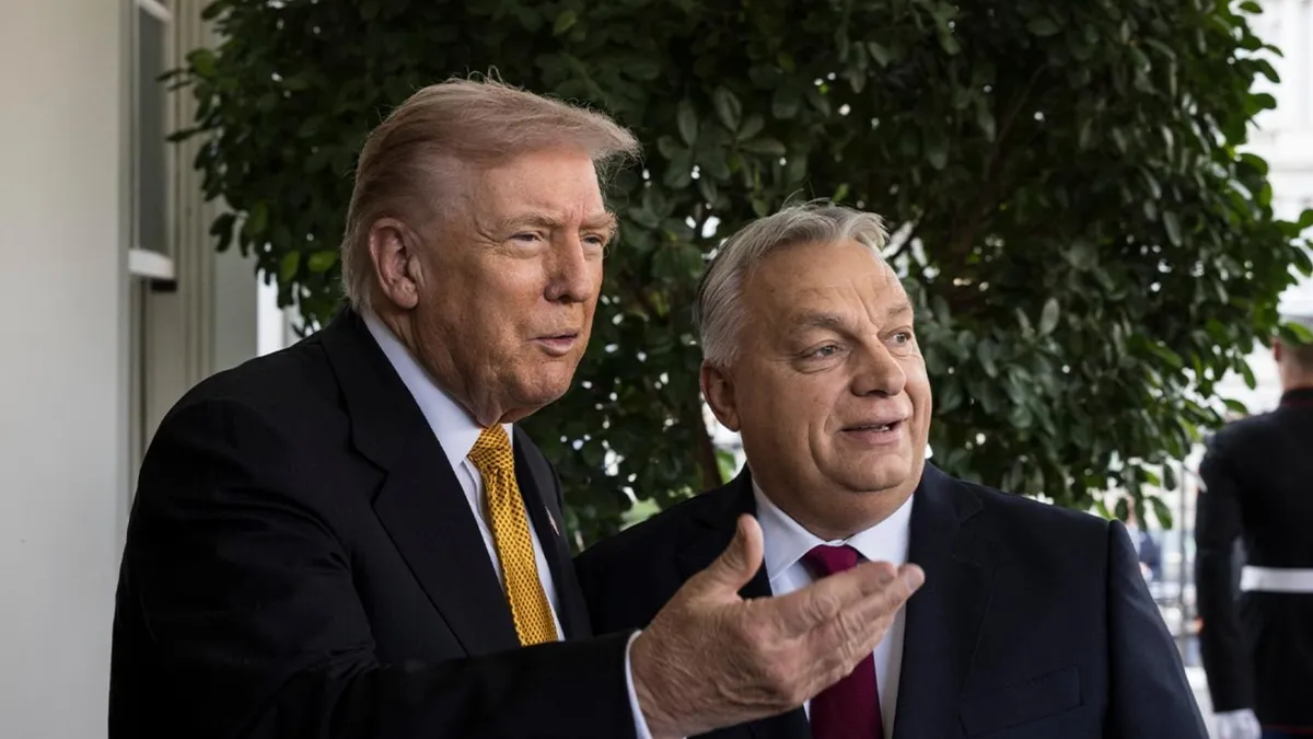 Orbán Viktor anunță un acord cu Donald Trump (sursa: Facebook/Orbán Viktor)