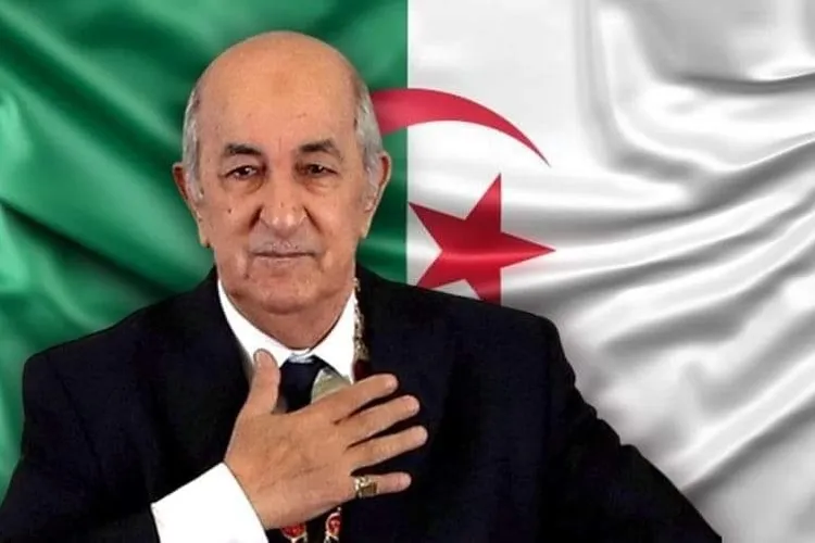 Preşedintele Abdelmadjid Tebboune a fost reales (sursa: Facebook/Ouacif JSD - Les Jeunes Sociaux Démocrates)