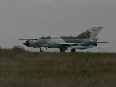 MiG 21, catastrofă: kerosenul oprește motorul (sursa: mapn.ro)