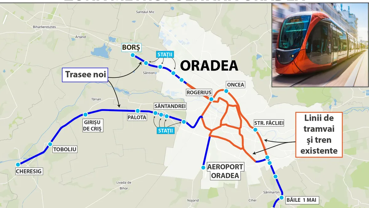 Bihorul dezvoltă o rețea de trenuri metropolitane  Foto: Facebook