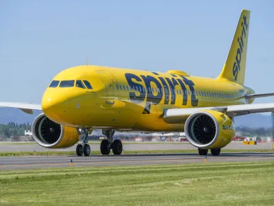 Un avion american, atacat lângă Haiti (sursa: Facebook/Spirit Airlines)