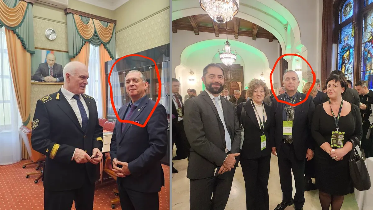 Fals agent SRI cu relații în cercul lui Putin și vizite în Rusia, infiltrat la Cotroceni (sursa: Facebook/Sorin Dobircianu)