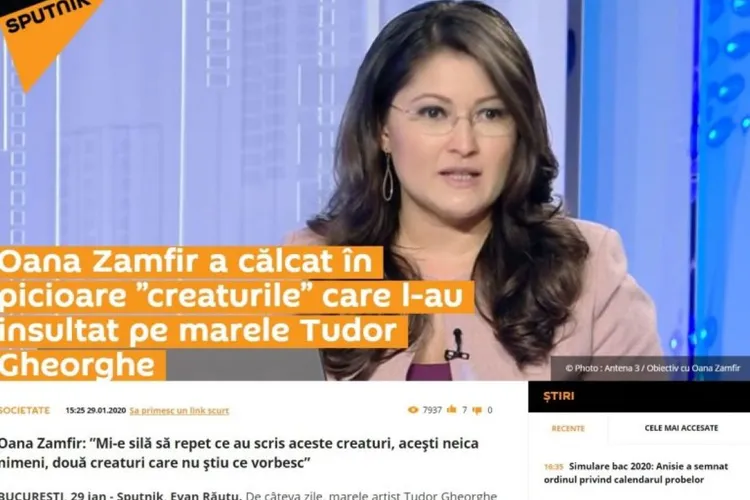 Cât îi dădea trustul lui Voiculescu soției senatorului Zamfir, supărat pe salariul Oanei Gheorghiu Foto: captură de ecran