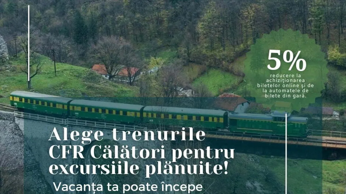 Tren de la Târgu Jiu, blocat în câmp de trei ore Foto: CFR Calatori