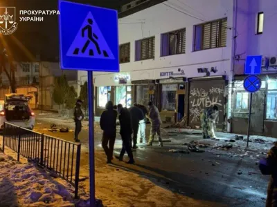 Atac terorist în Liov (sursa: kyivindependent.com)