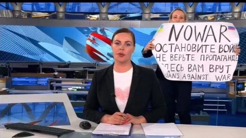 Propaganda lui Putin se destramă Foto: Captură video