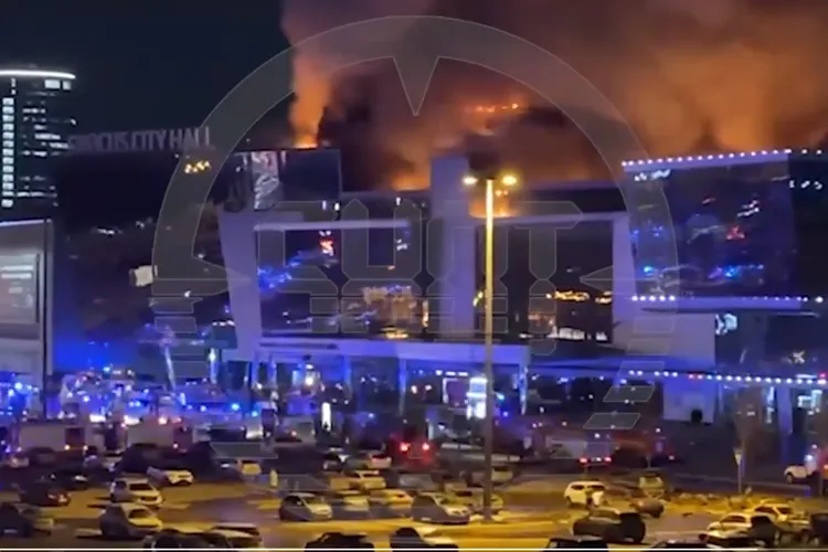 Imagini brutale ale atacului terorist de la Moscova Foto: captură video