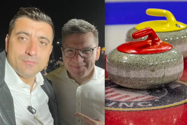România, prima medalie la JO de iarnă: echipa George Simion și Mihail Neamțu, AUR la curling (sursa: Facebook/Mihail Neamțu, USA Curling)