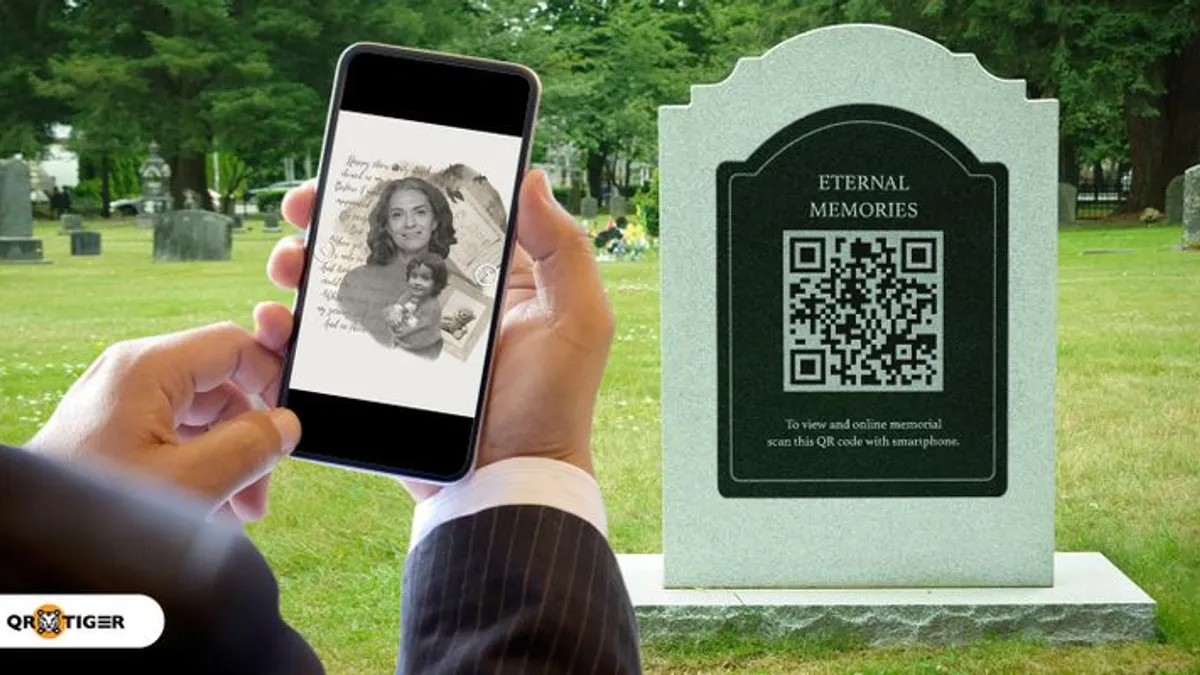 Coduri QR pe morminte - filme memoriale (sursa: ziaruldeiasi.ro)