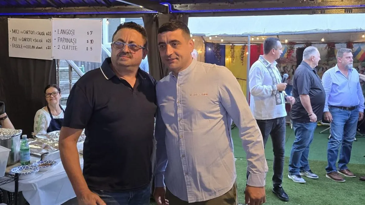 George Simion, la petrecerea organizată de o biserică românească subordonată Patriarhiei Rusiei