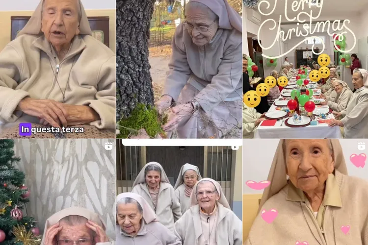 Călugărițe din Abruzzo, virale pe rețelele sociale (sursa: Instagram/ suore_ravasco_nayiby)