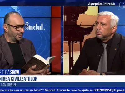 Un angajat al propagandei Chinei comuniste promovează mesaje anti-Nicușor Dan Foto: Facebook Dan Tomozei