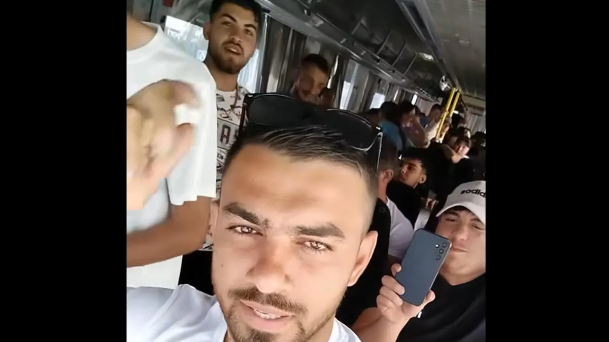 Autocare cu votanți AUR în diaspora (sursa: Facebook/Alex Moldovan)