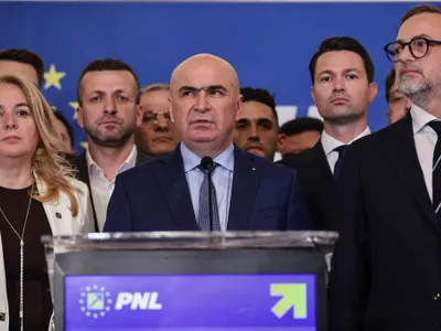 Congresul PNL, Bolojan versus Veștea (sursa: Facebook/Partidul Naţional Liberal)