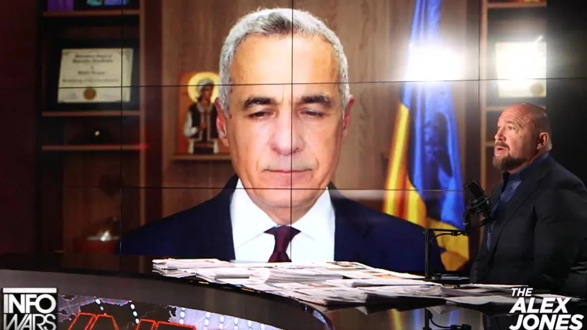 Călin Georgescu, aberații în serie despre UE și NATO Foto: Captură video