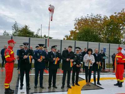 Heliportul Botoșani, inaugurat cu mare pompă, nefuncțional Foto: Facebook Prefectura Botoșani