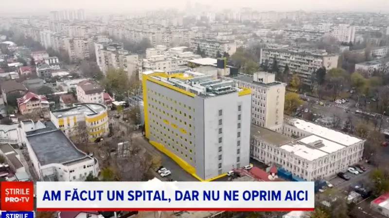 Dăruiește Viața nu se oprește după ce a ridicat un spital Foto: captură video