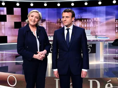 Macron preferat de publicul francez (sursa: dw.com)