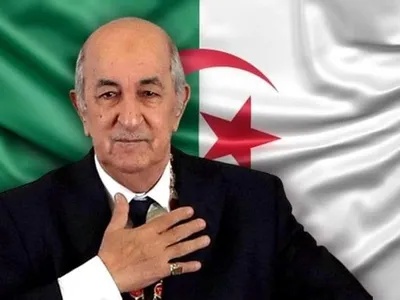 Preşedintele Abdelmadjid Tebboune a fost reales (sursa: Facebook/Ouacif JSD - Les Jeunes Sociaux Démocrates)