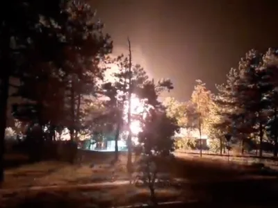 Gaze din subteran, explozie violentă (Amara) (sursa: IGSU)