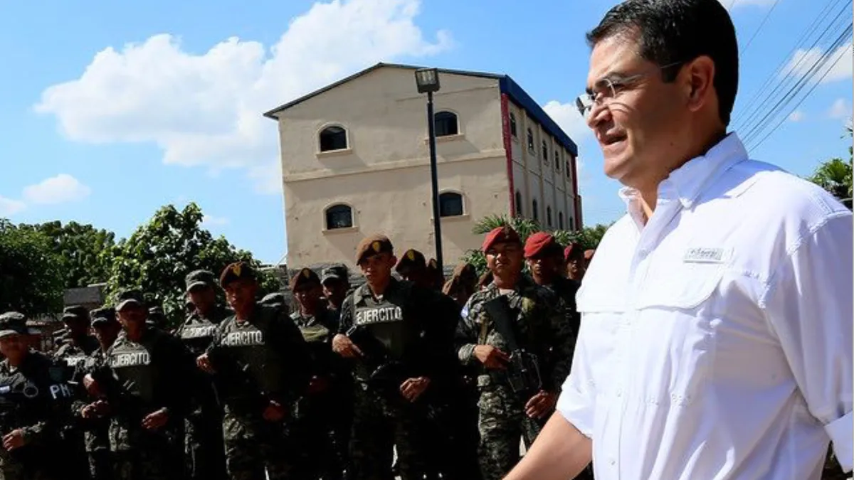 Juan Orlando Hernandez, eliberat din închisoare (sursa: Facebook/Juan Orlando Hernández)