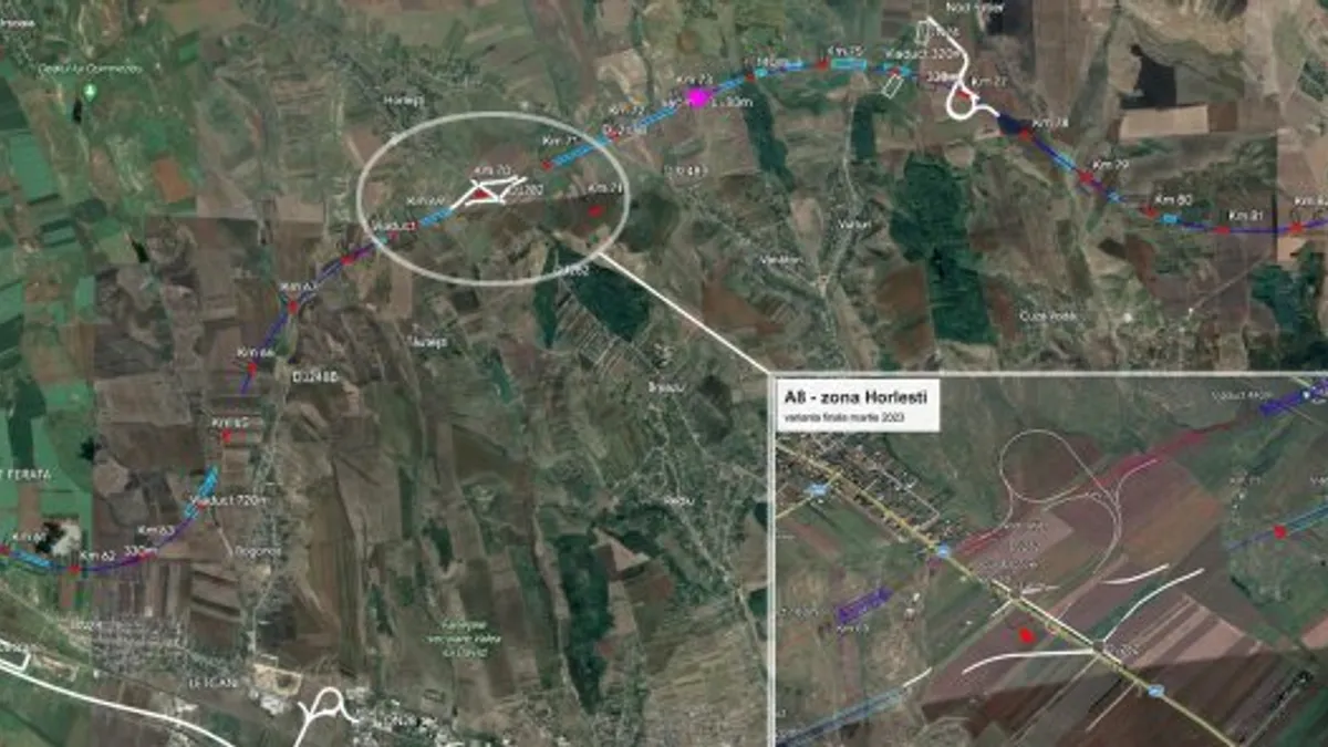 Autostrada A8, noi exproprieri la Horlești (sursa: ziaruldeiasi.ro)