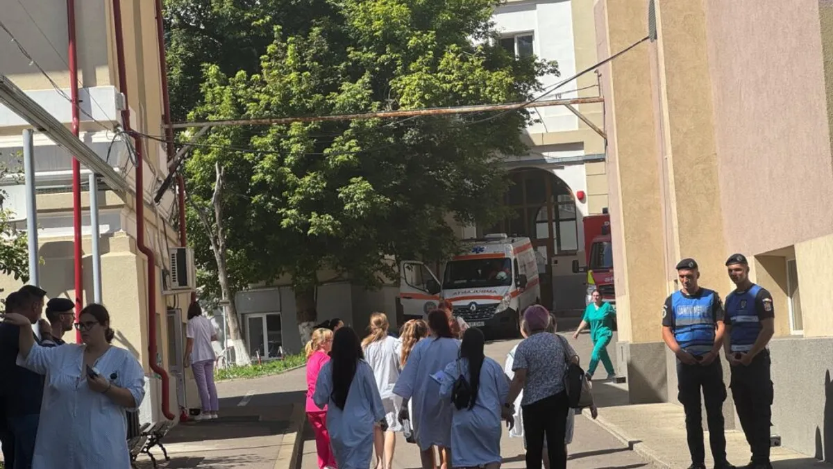 Maternitatea Iași, incendiu cu daune minime (sursa: ziaruldeiasi.ro)