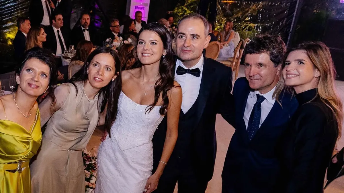 Președintele Nicușor Dan la nunta lui Alexandru Nazare