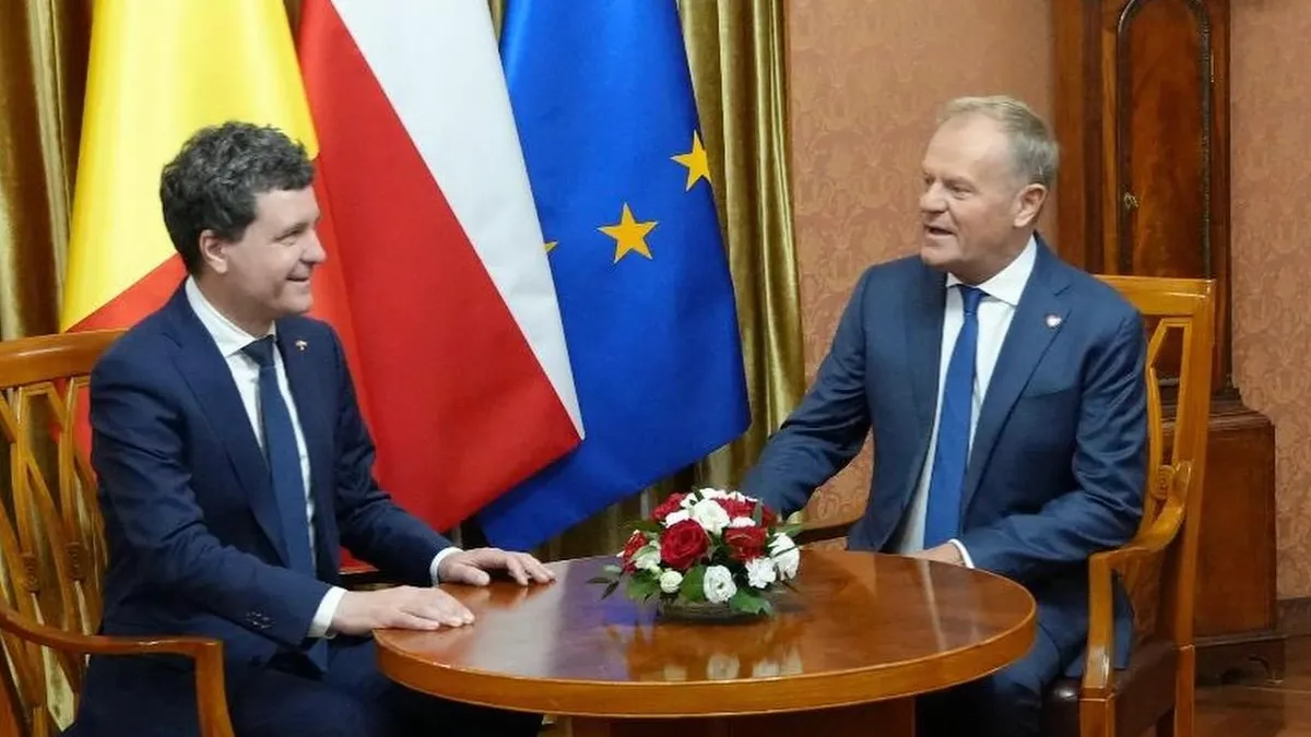 Nicușor Dan, discurs pro-Europa, la Varșovia (sursa: Facebook/Nicușor Dan)