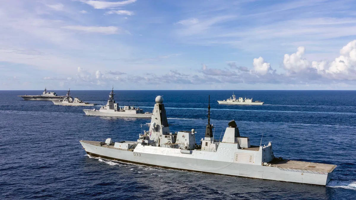 Distrugătorul britanic care trebuia să apere bazele din Cipru, întârziat de programul de la 9 la 17 Foto: Royal Navy