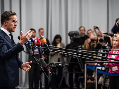 Mark Rutte laudă puternic România la deschiderea reuniunii ministrilor de Externe din țările NATO Foto: NATO